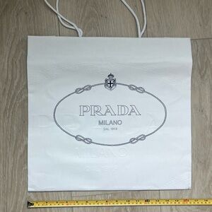 Prada shopping bag